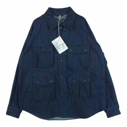 Engineered Garments エンジニアードガーメンツ DENIM EXPLORER SHIRT JACKET デニム エクスプローラー シャツ ジャケット インディゴブルー系 S【中古】