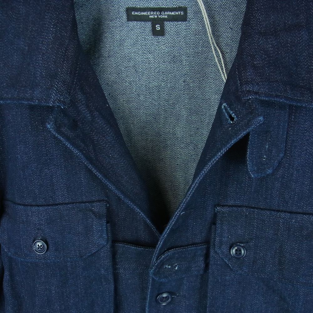 Engineered Garments エンジニアードガーメンツ DENIM EXPLORER SHIRT JACKET デニム エクスプローラー シャツ ジャケット インディゴブルー系 S【中古】