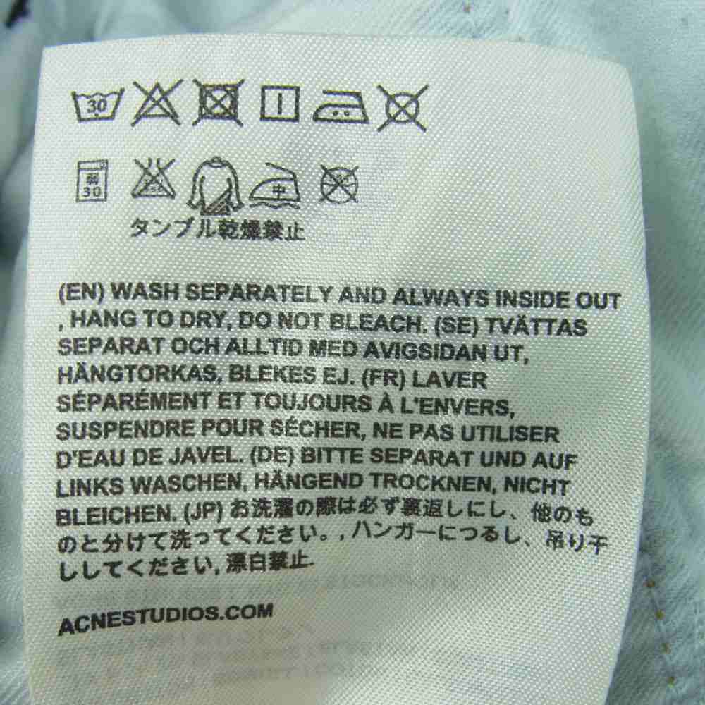 ACNE STUDIOS アクネストゥディオズ FLEX SILVER VINT USED加工 スキニー デニム パンツ インディゴブルー系 28 / 32【中古】