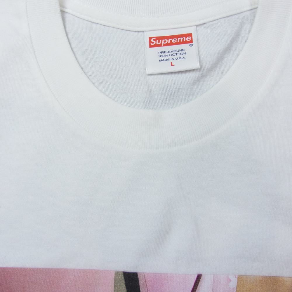 Supreme シュプリーム 22SS model tee モデル Tシャツ WHITE ホワイト系 L【美品】【中古】