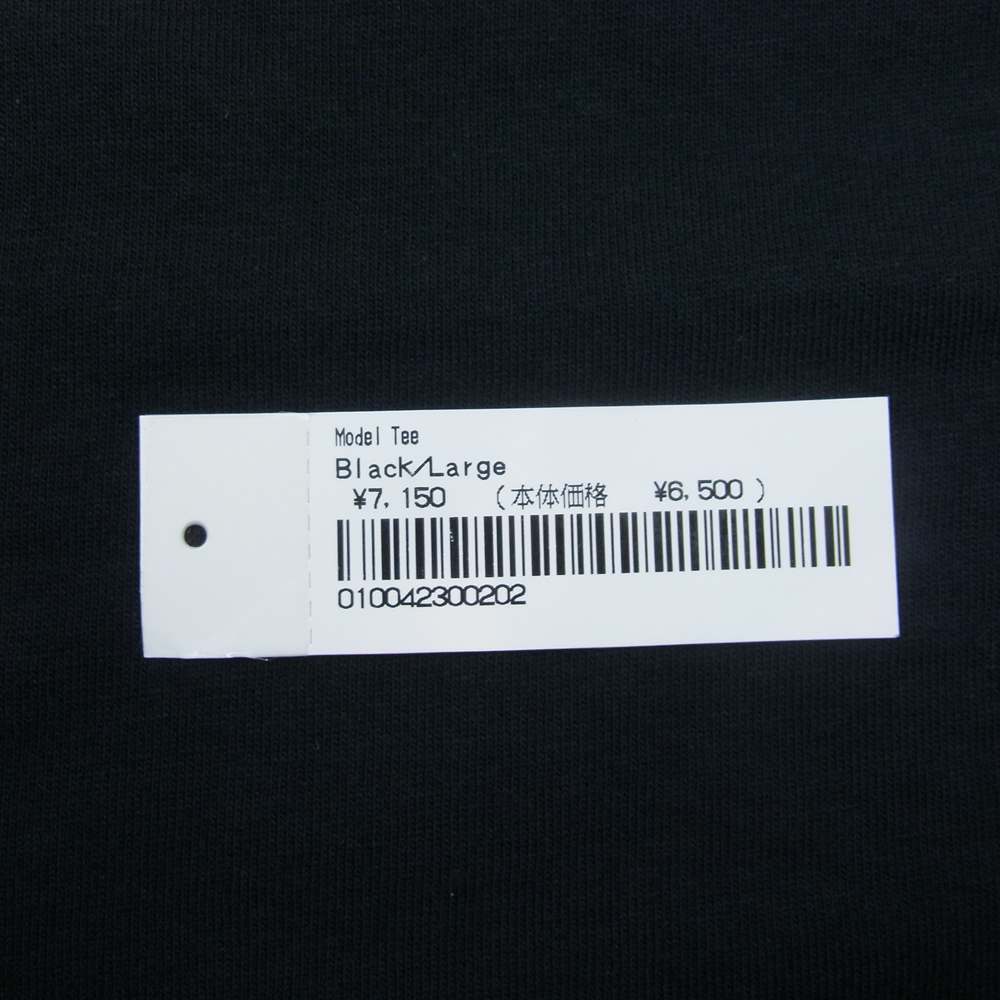 Supreme シュプリーム 22SS model tee モデル Tシャツ BLACK ブラック系 L【新古品】【未使用】【中古】
