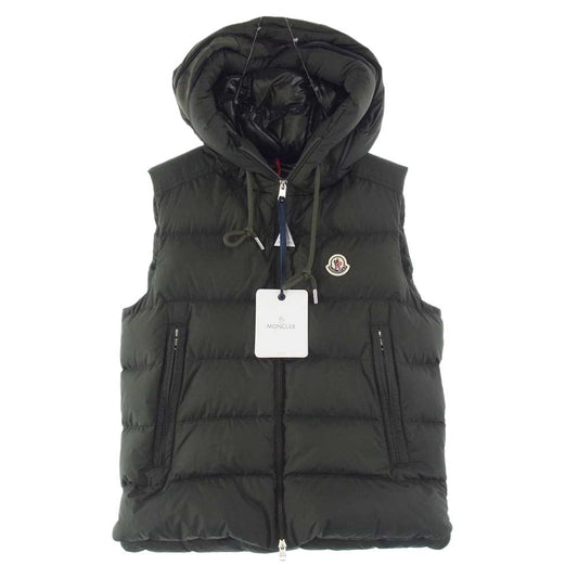 MONCLER モンクレール 1A00151 - 54A81 CARDAMINE VEST カルダミン ダウン ベスト モスグリーン系 1【新古品】【未使用】【中古】