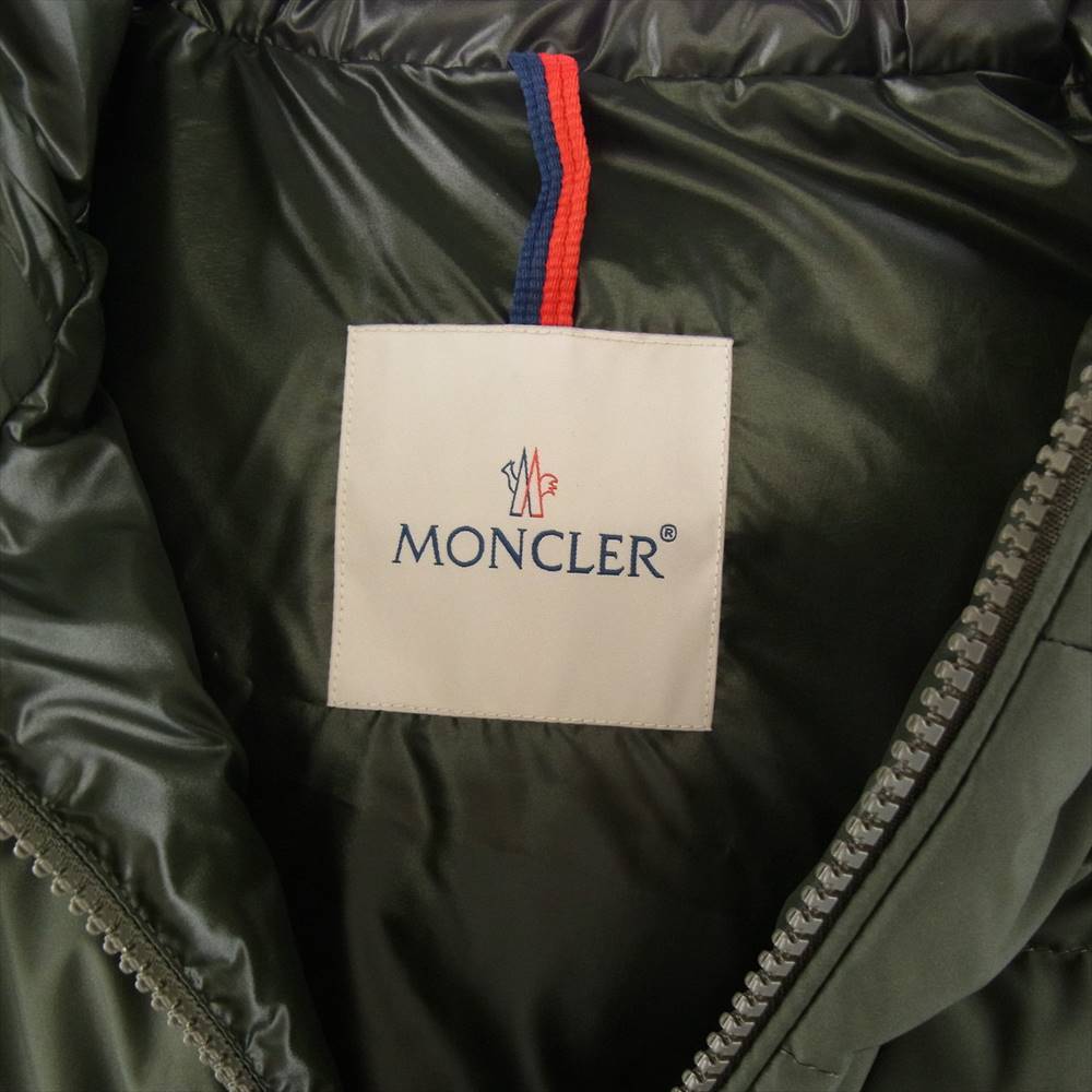 MONCLER モンクレール 1A00151 - 54A81 CARDAMINE VEST カルダミン ダウン ベスト モスグリーン系 1【新古品】【未使用】【中古】