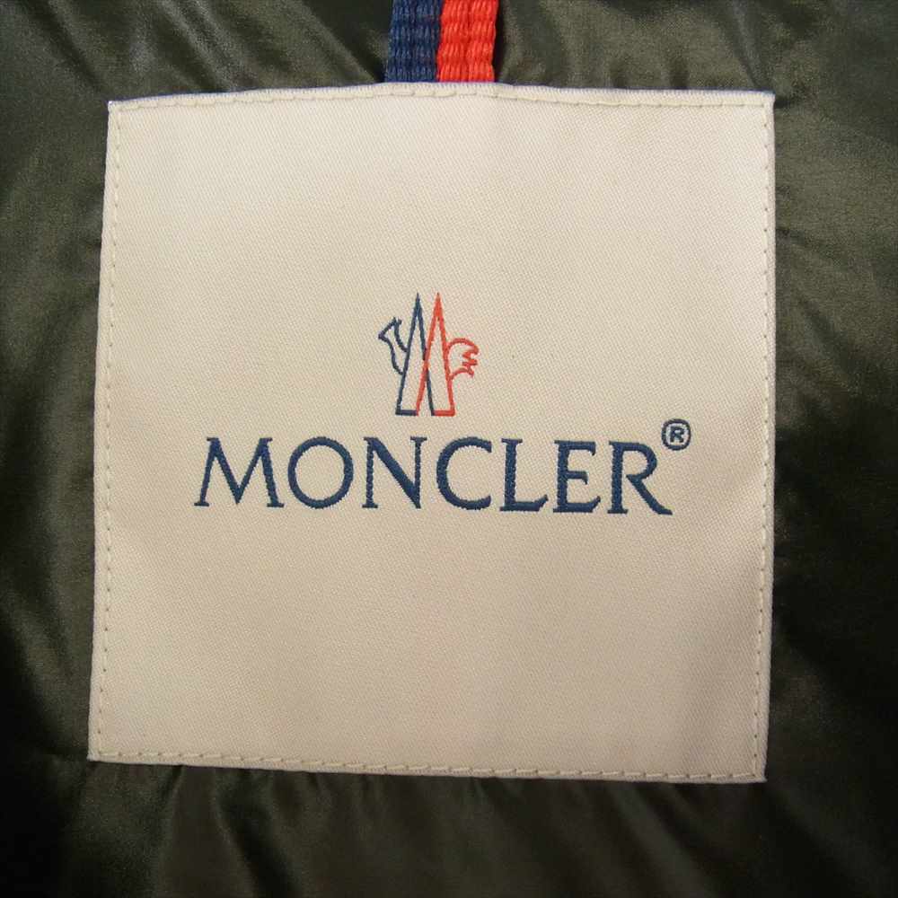 MONCLER モンクレール 1A00151 - 54A81 CARDAMINE VEST カルダミン ダウン ベスト モスグリーン系 1【新古品】【未使用】【中古】