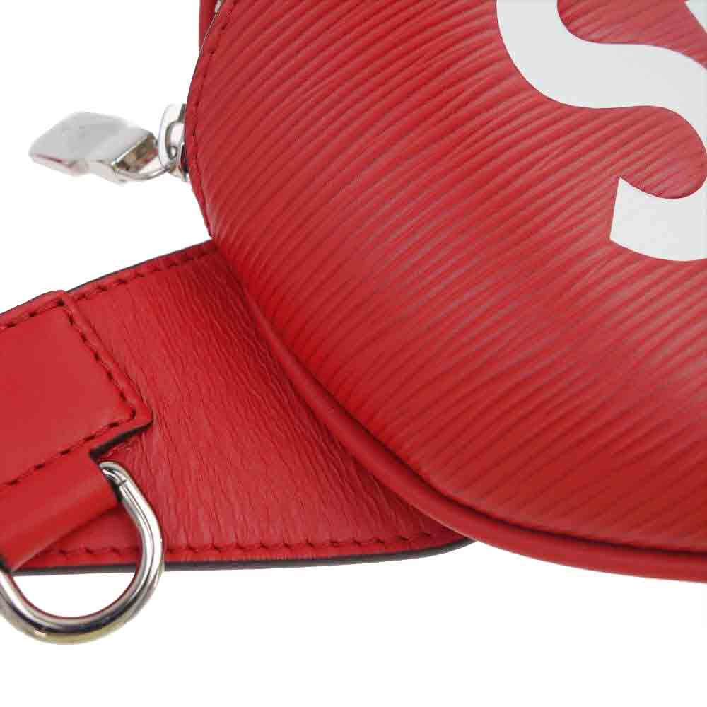 Supreme シュプリーム 17AW M53418 Louis Vuitton Bum Bag ルイヴィトン エピ バムバッグ ウエストバッグ ショルダーバッグ レッド系【美品】【中古】