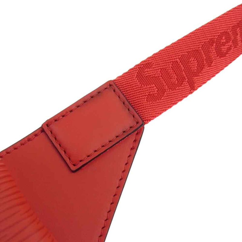 LOUIS VUITTON Supreme Epi Bum Bag Body Bag Leather Red M53418