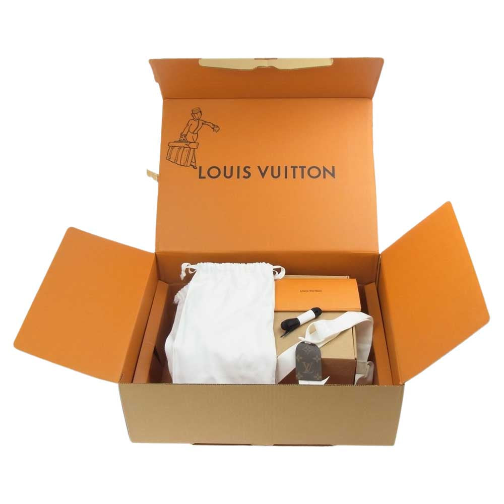 LOUIS VUITTON ルイ・ヴィトン NIKE AIR FORCE 1 LOW ナイキ エアフォース モノグラム レザー ローカット スニーカー ブラック ブラック系 US6.5/24.5cm【新古品】【未使用】【中古】