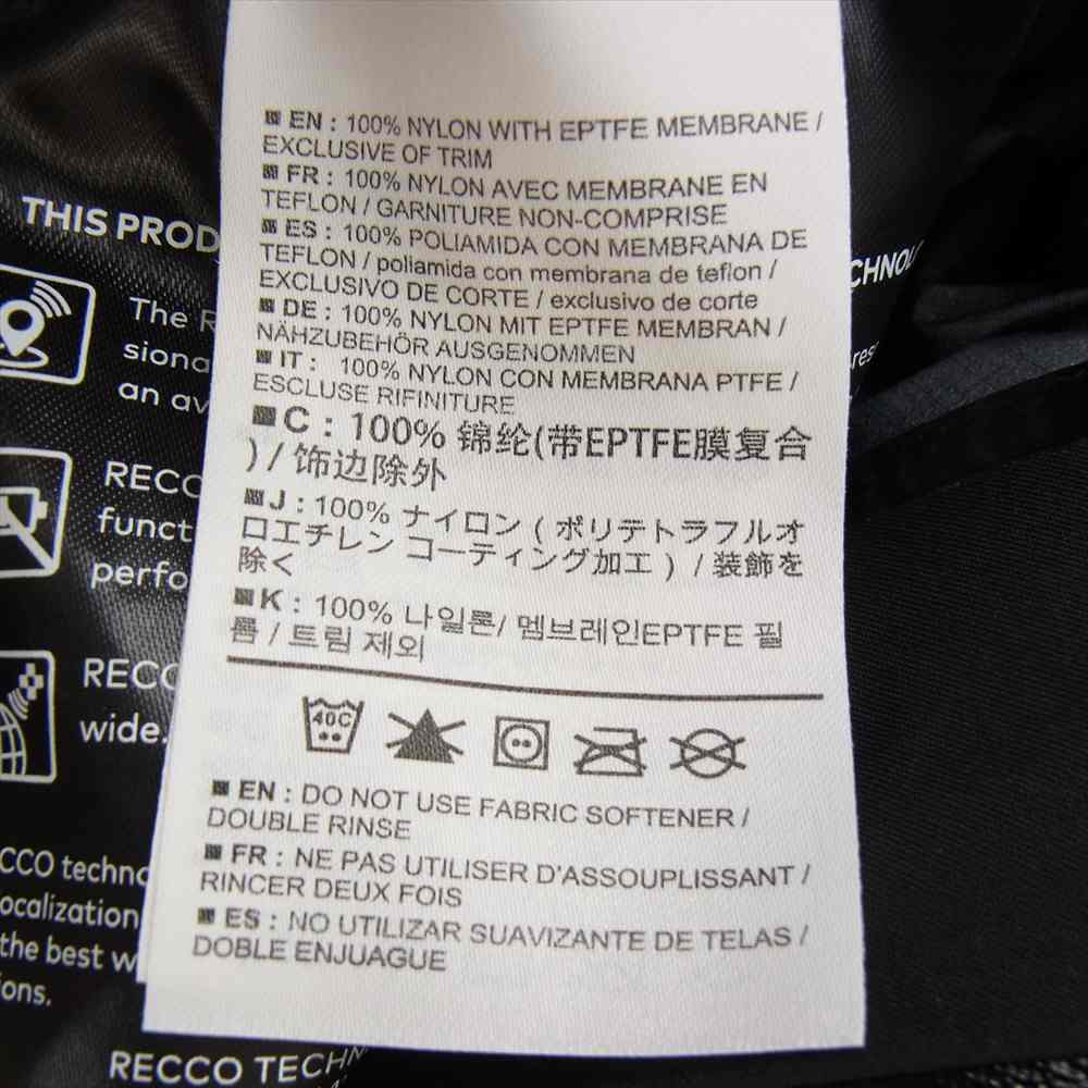 ARC'TERYX アークテリクス 28827 国内正規品 ALPHA SV JACKET アルファ ジャケット ブラック系 XS【美品】【中古】