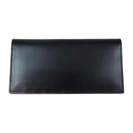 COCOMEISTER ココマイスター コードバン 馬革 札入れ 長財布 ウォレット ブラック系【中古】