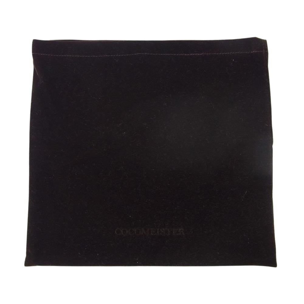 COCOMEISTER ココマイスター コードバン 馬革 札入れ 長財布 ウォレット ブラック系【中古】