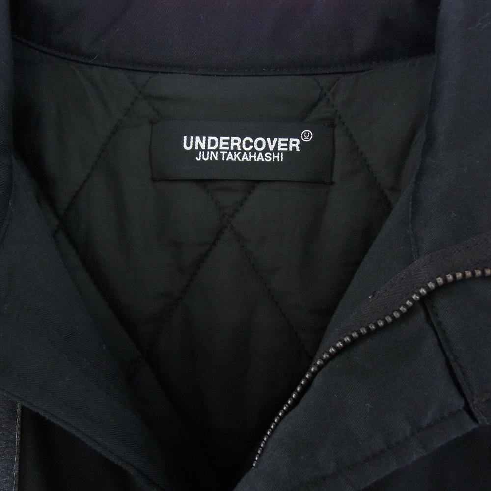 UNDERCOVER アンダーカバー UC2B4202 × Psycho サイコ パッチ スタンドカラー ブルゾン ブラック系 3【中古】