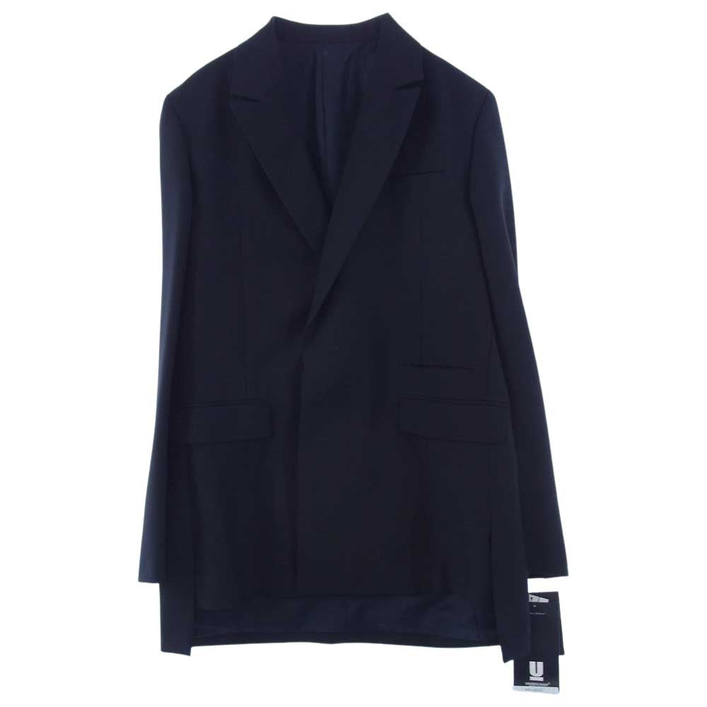 UNDERCOVER アンダーカバー UC2B4103 ボタン マグネット サイドベンツ テーラード ジャケット ダークネイビー系 3【新古品】【未使用】【中古】