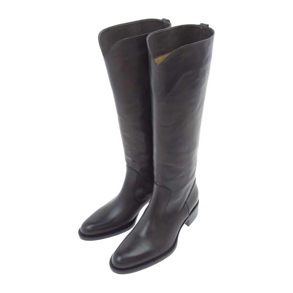 サルトル SR1201 未使用品 レザー ジョッキーブーツ ダークブラウン系 36【極上美品】【中古】