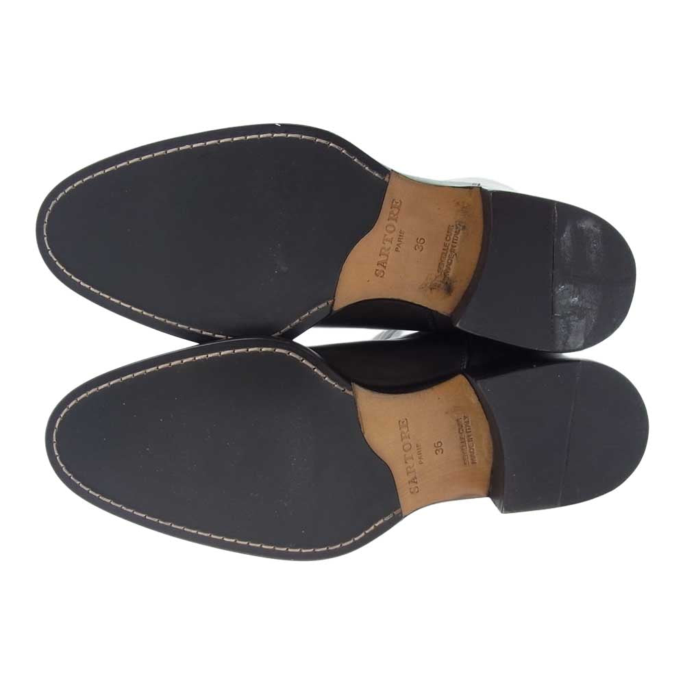 サルトル SR1201 未使用品 レザー ジョッキーブーツ ダークブラウン系 36【極上美品】【中古】