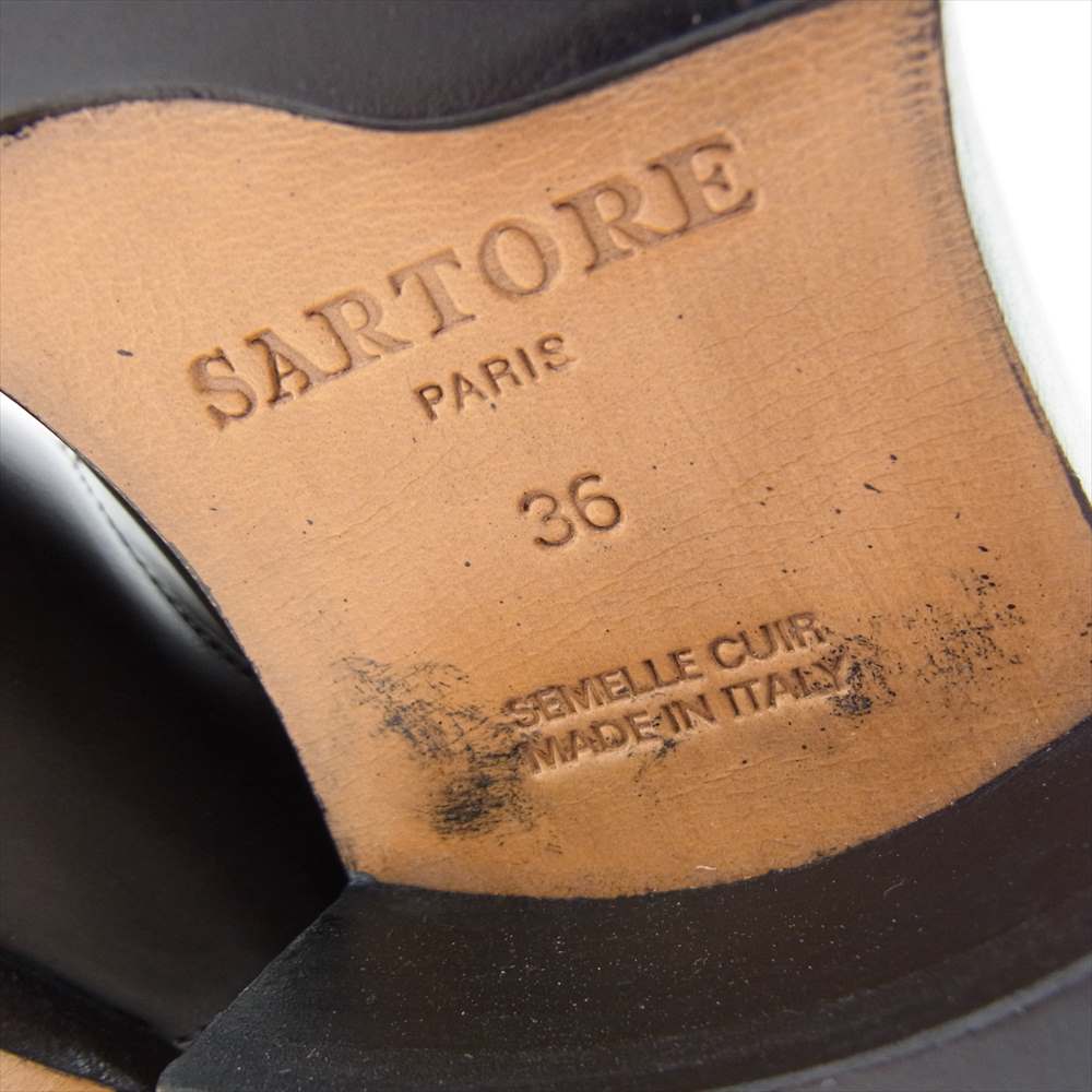 サルトル SR1201 未使用品 レザー ジョッキーブーツ ダークブラウン系 36【極上美品】【中古】