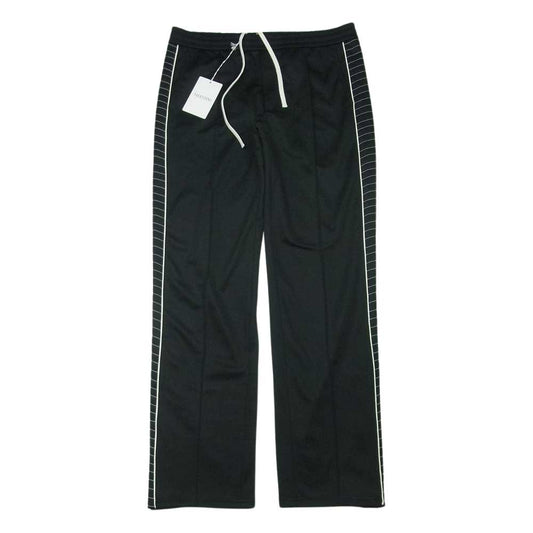 VALENTINO ヴァレンティノ 18SS PV0RB5724WY 国内正規品 SIDE STRIPE TRACK PANT サイドストライプ トラックパンツ ブラック系 50【新古品】【未使用】【中古】