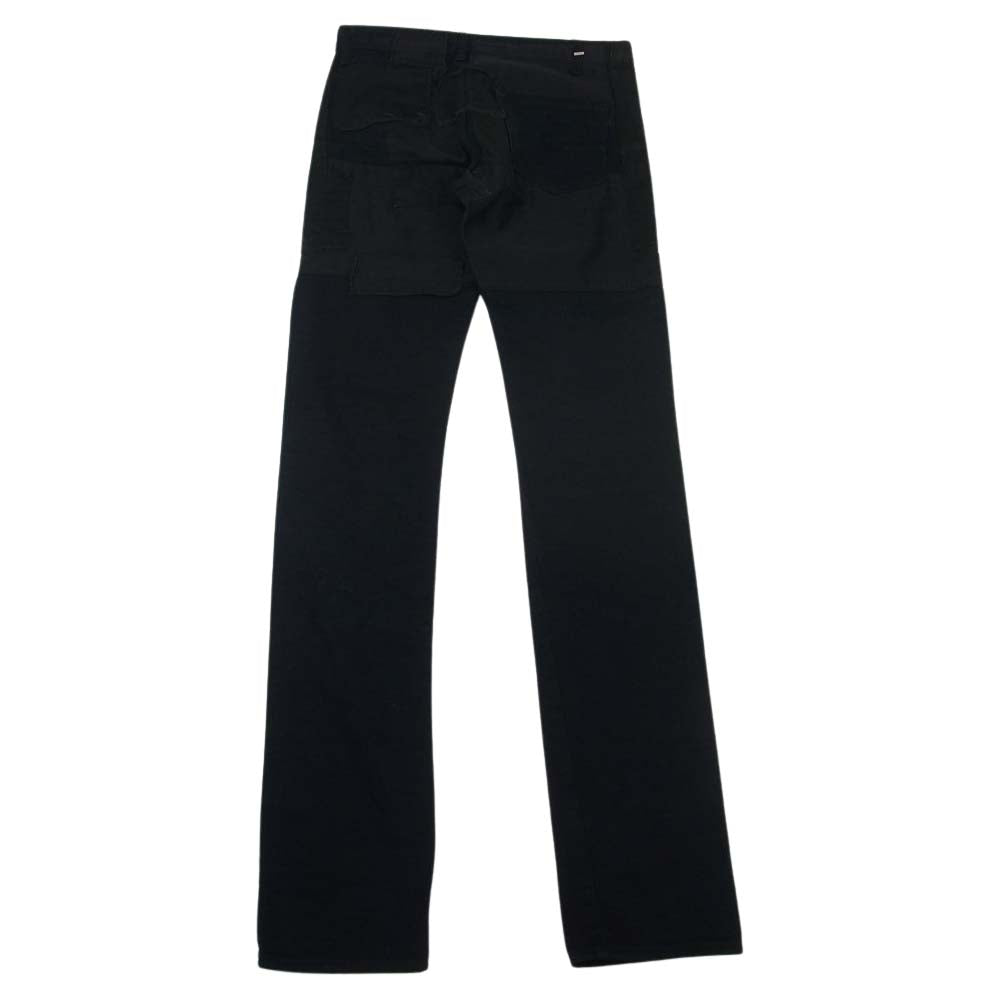 DIOR HOMME ディオールオム パッチワーク スタート デニム パンツ ブラック系 28【中古】
