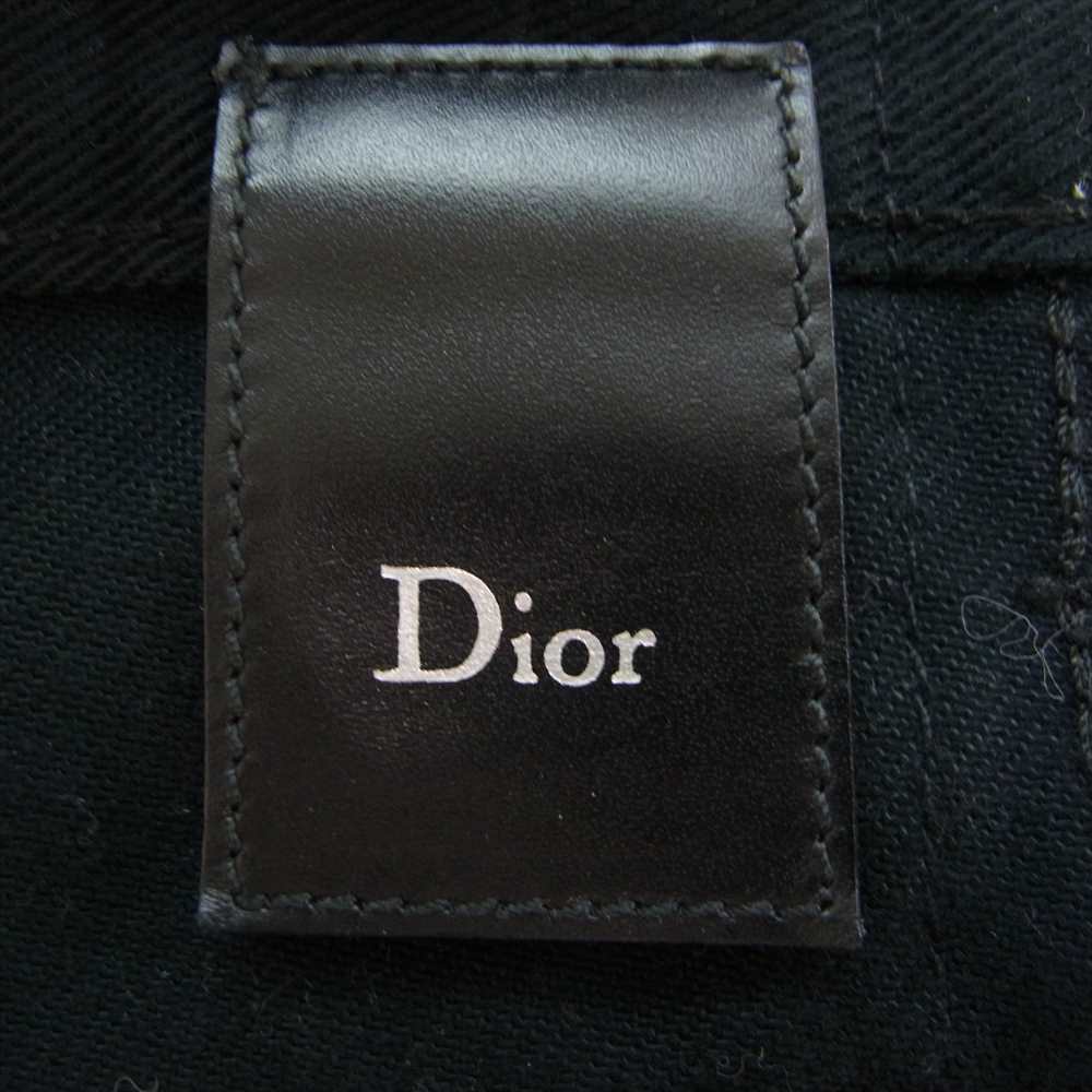 DIOR HOMME ディオールオム パッチワーク スタート デニム パンツ ブラック系 28【中古】