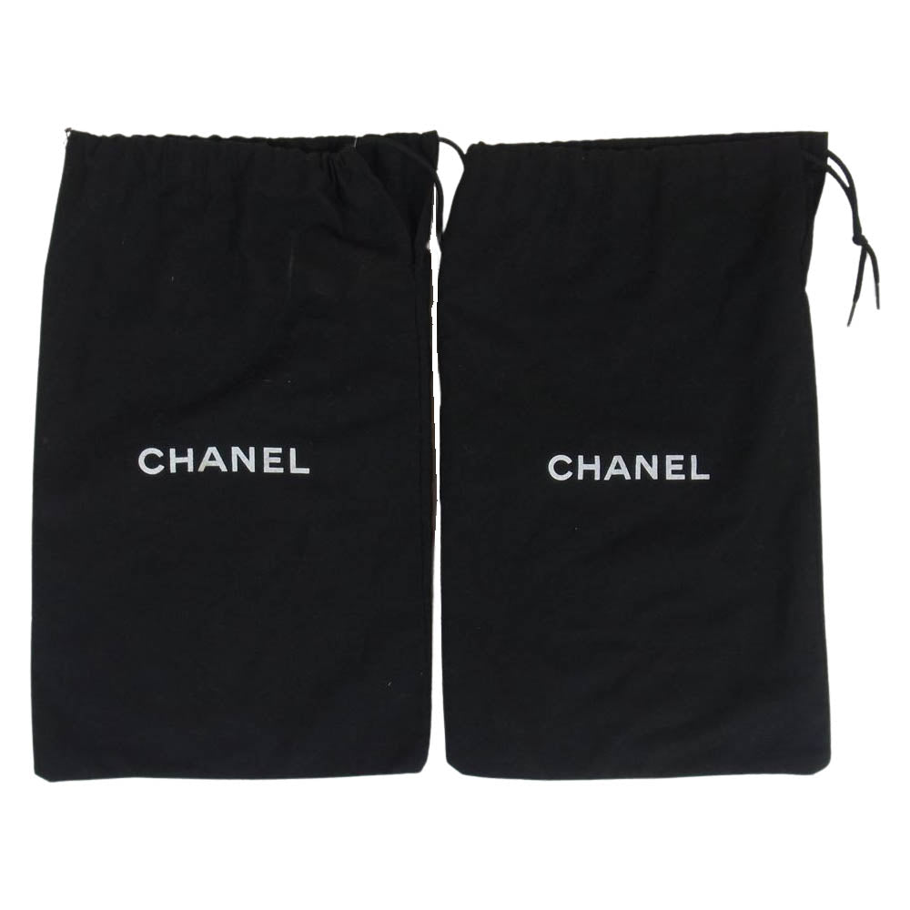 CHANEL シャネル バイカラー パンプス  ライトブラウン系 36 1/2 C【中古】