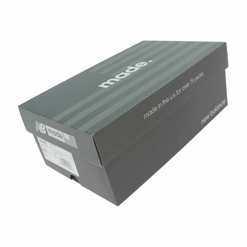 NEW BALANCE ニューバランス アメリカ製 M990BK5 990 V5 スニーカー ブラック系 26cm【美品】【中古】