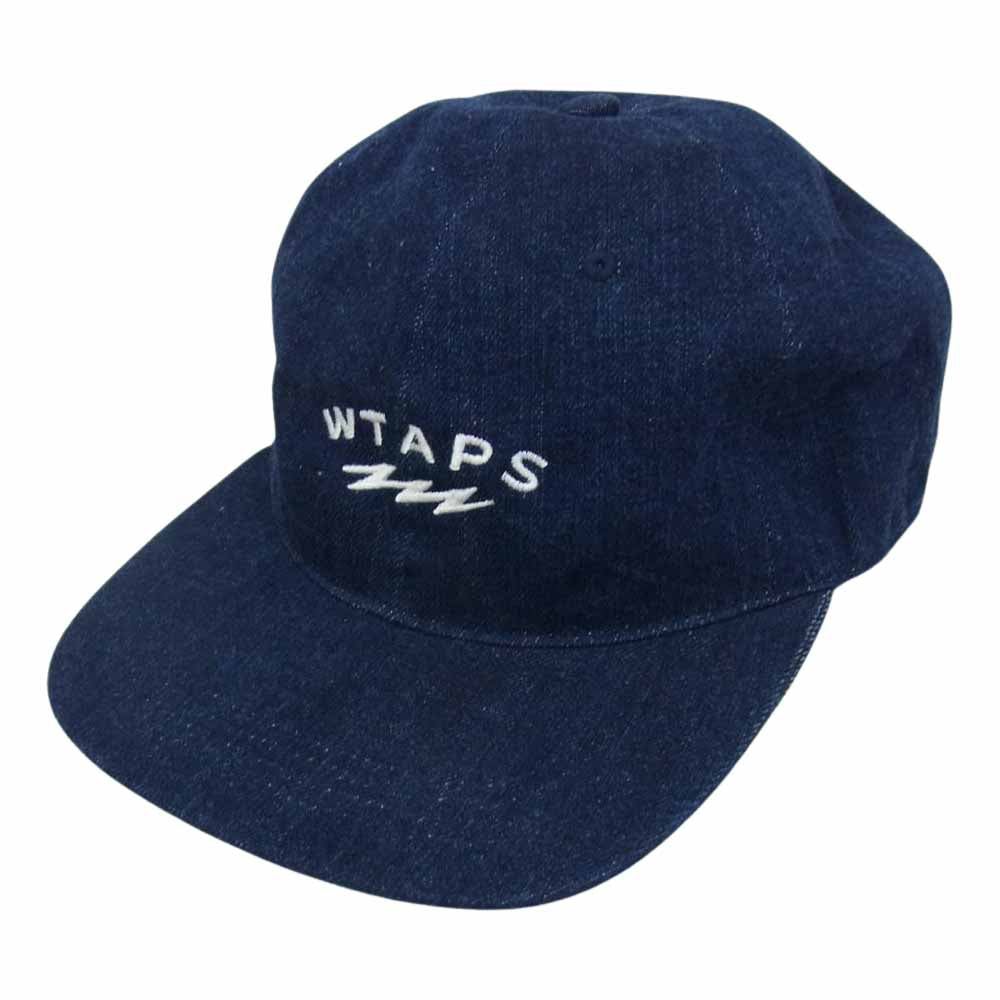 WTAPS ダブルタップス 21AW 212HCDT-HT05 T-6H 01 CAP 6パネル ロゴ 刺繍 デニム キャップ インディゴブルー系 00【中古】