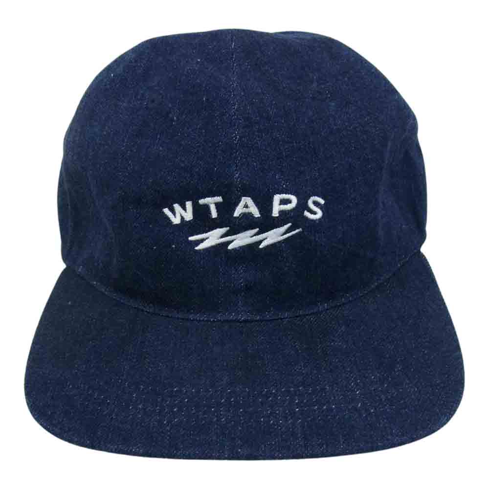 WTAPS ダブルタップス 21AW 212HCDT-HT05 T-6H 01 CAP 6パネル ロゴ 刺繍 デニム キャップ インディゴブルー系 00【中古】