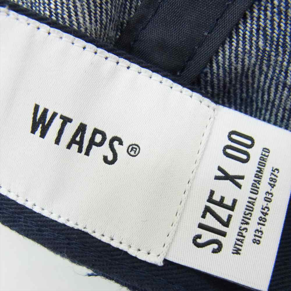 WTAPS ダブルタップス 21AW 212HCDT-HT05 T-6H 01 CAP 6パネル ロゴ 刺繍 デニム キャップ インディゴブルー系 00【中古】