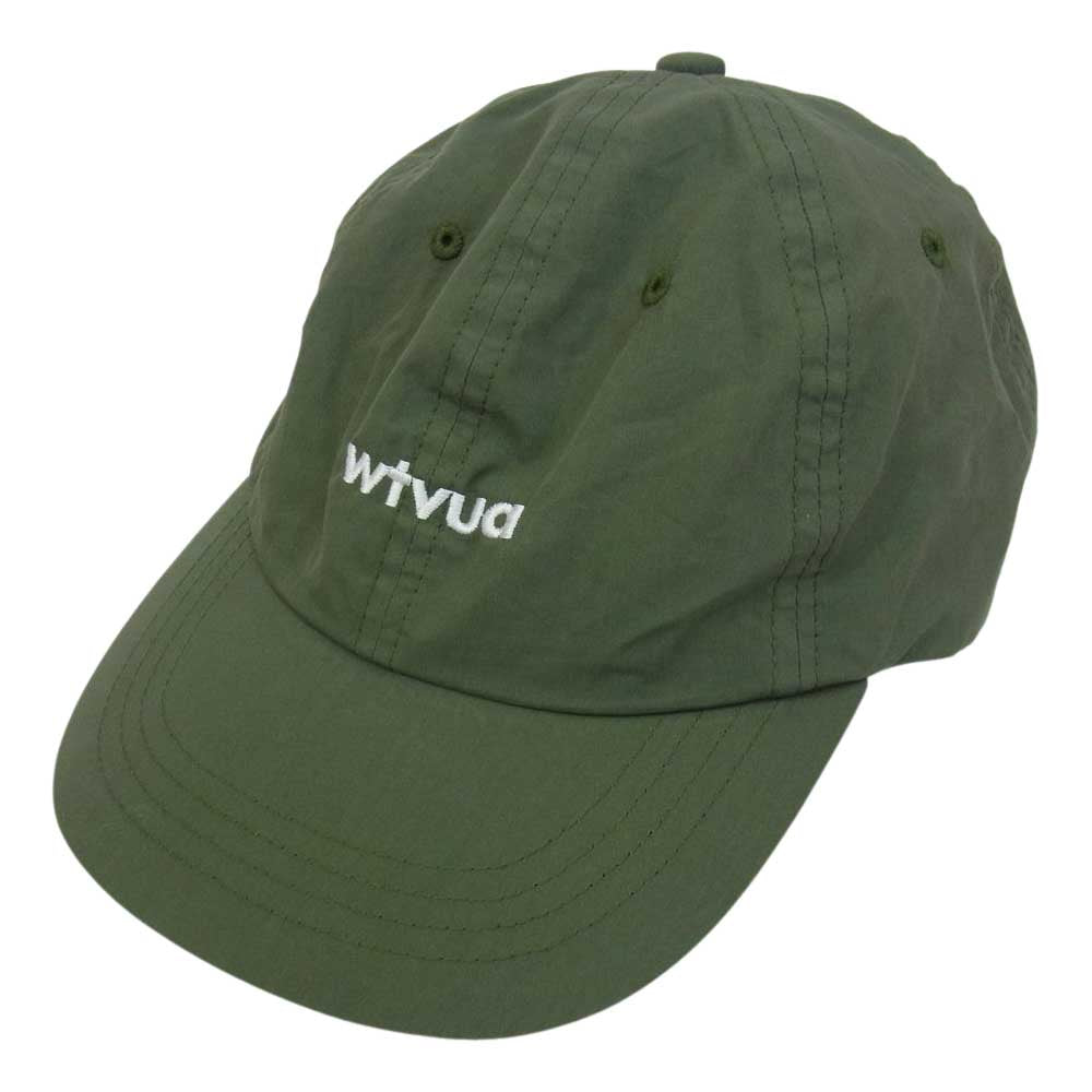 WTAPS ダブルタップス 21AW 212HCDT-HT10 T-6L 03 CAP 6パネル ロゴ 刺繍 ナイロン キャップ カーキ系 00【中古】