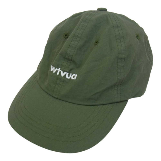 WTAPS ダブルタップス 21AW 212HCDT-HT10 T-6L 03 CAP 6パネル ロゴ 刺繍 ナイロン キャップ カーキ系 00【中古】