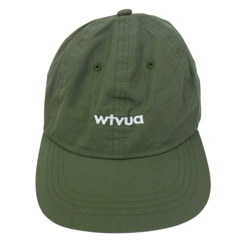 WTAPS ダブルタップス 21AW 212HCDT-HT10 T-6L 03 CAP 6パネル ロゴ 刺繍 ナイロン キャップ カーキ系 00【中古】
