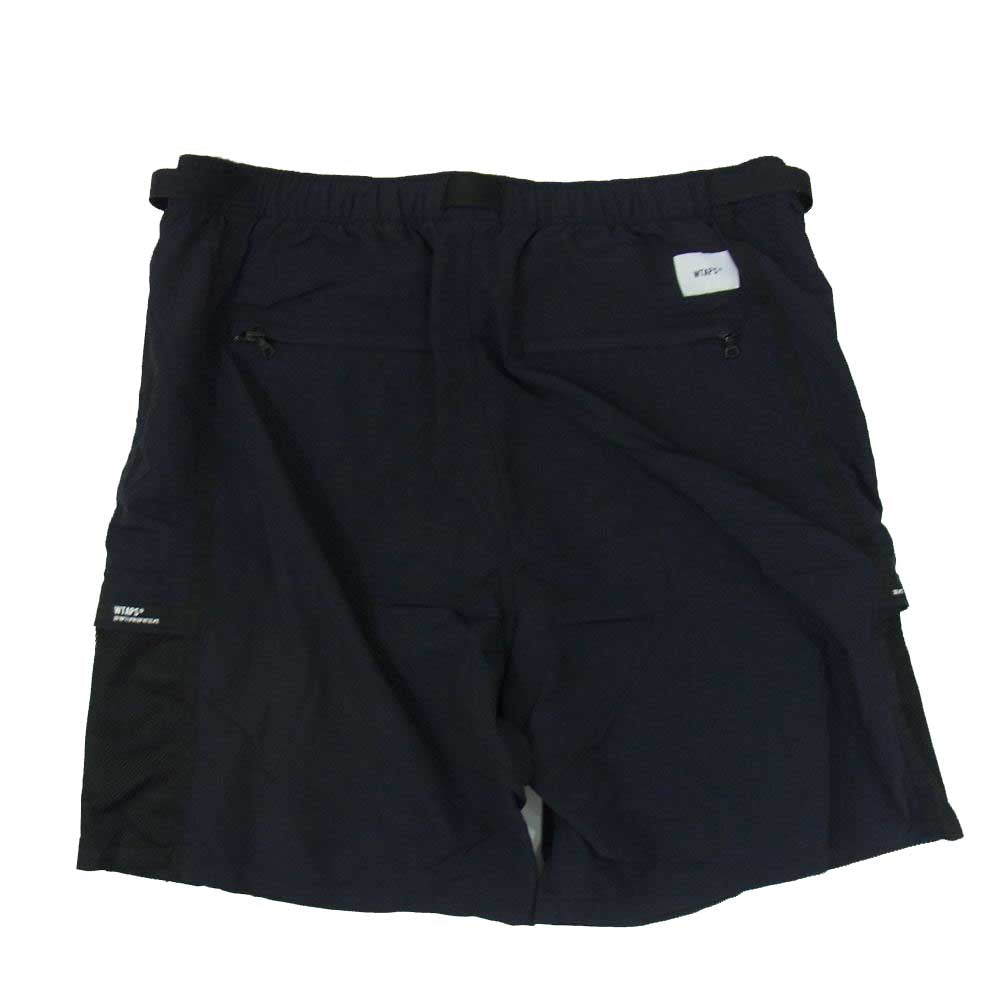 WTAPS ダブルタップス 20SS 201TQDT-PTM02 TRACKS SHORTS トラック ナイロン ショーツ ハーフ パンツ ダークネイビー系 03【中古】