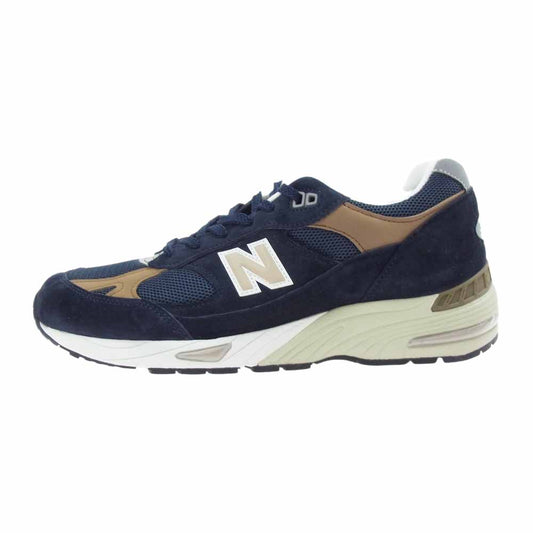 NEW BALANCE ニューバランス MADE IN ENGLAND イギリス製 M991DNB 991 スニーカー ダークネイビー系 USA10【中古】