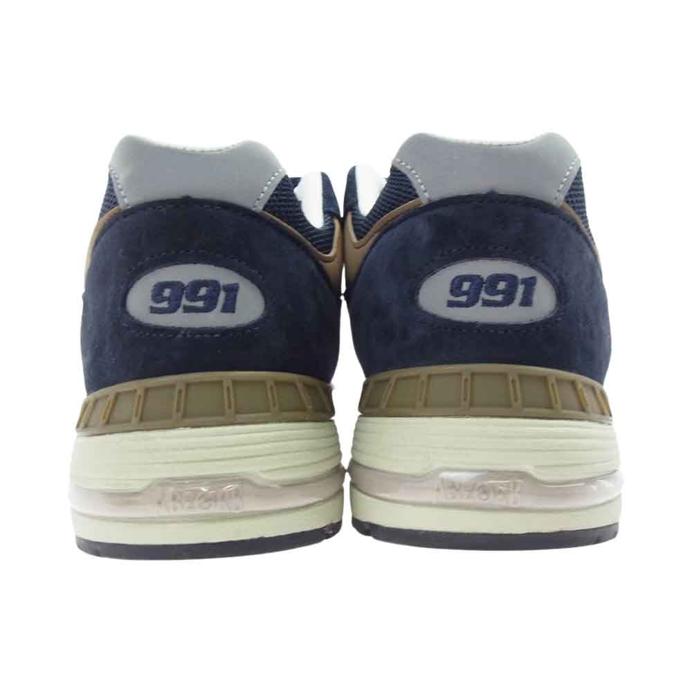 NEW BALANCE ニューバランス MADE IN ENGLAND イギリス製 M991DNB 991 スニーカー ダークネイビー系 USA10【中古】