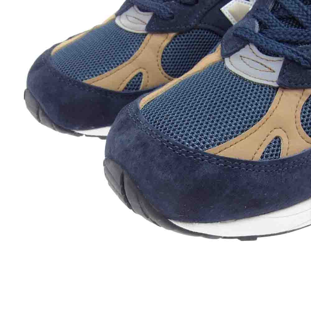 NEW BALANCE ニューバランス MADE IN ENGLAND イギリス製 M991DNB 991 スニーカー ダークネイビー系 USA10【中古】