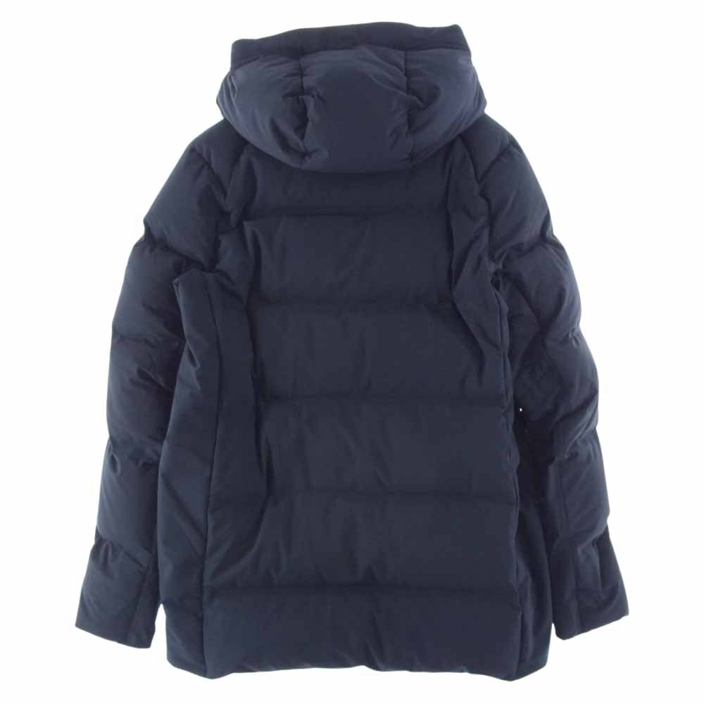 DESCENTE デサント MIZUSAWA DOWN COAT MOUNTAINEER HC 水沢 ダウン コート マウンテニア ハーフ ダウン コート ネイビー系 S【中古】