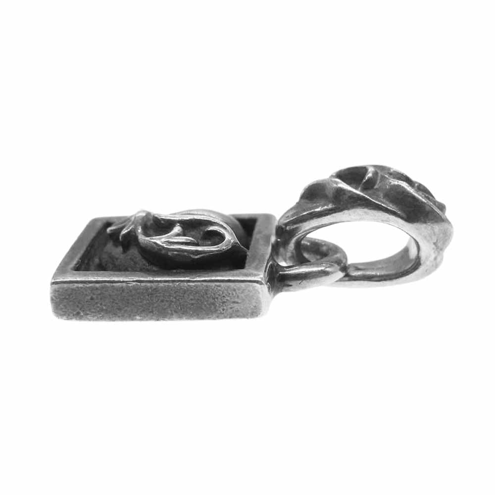 CHROME HEARTS クロムハーツ（原本無） FRAMED HEART フレームド ハート チャーム シルバー系【中古】