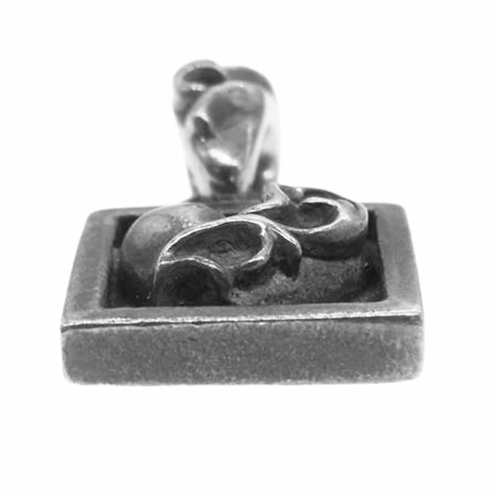 CHROME HEARTS クロムハーツ（原本無） FRAMED HEART フレームド ハート チャーム シルバー系【中古】