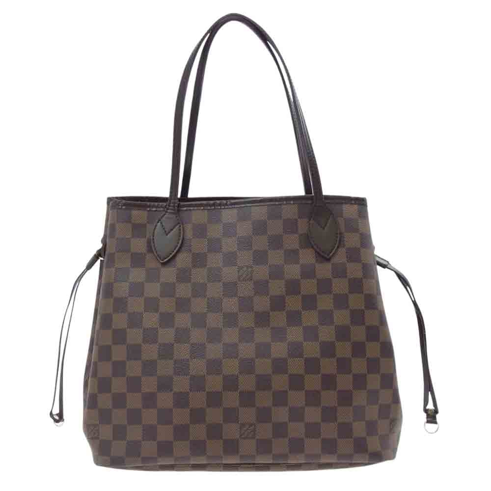 LOUIS VUITTON ルイ・ヴィトン N51105 ダミエ ネヴァーフル MM トート ハンドバッグ ブラウン系 MM【中古】