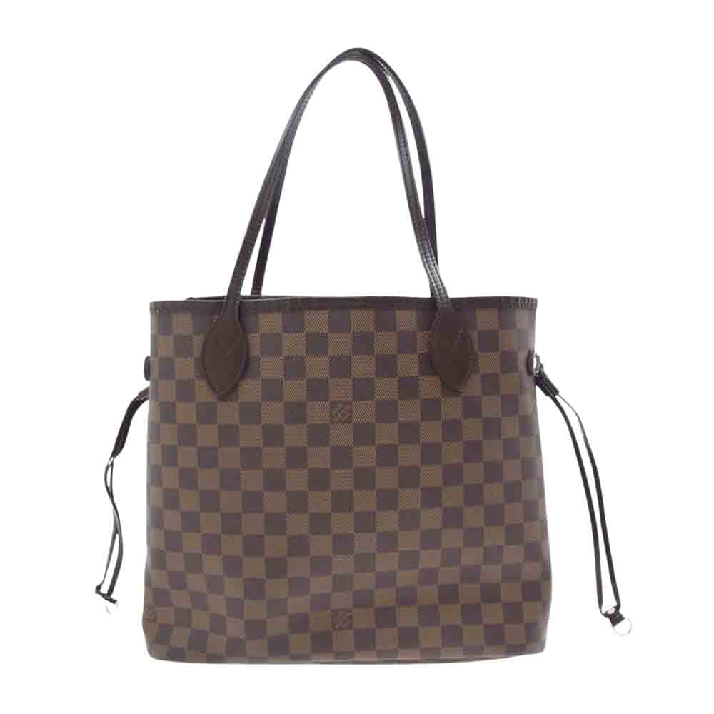 LOUIS VUITTON ルイ・ヴィトン N51105 ダミエ ネヴァーフル MM トート ハンドバッグ ブラウン系 MM【中古】