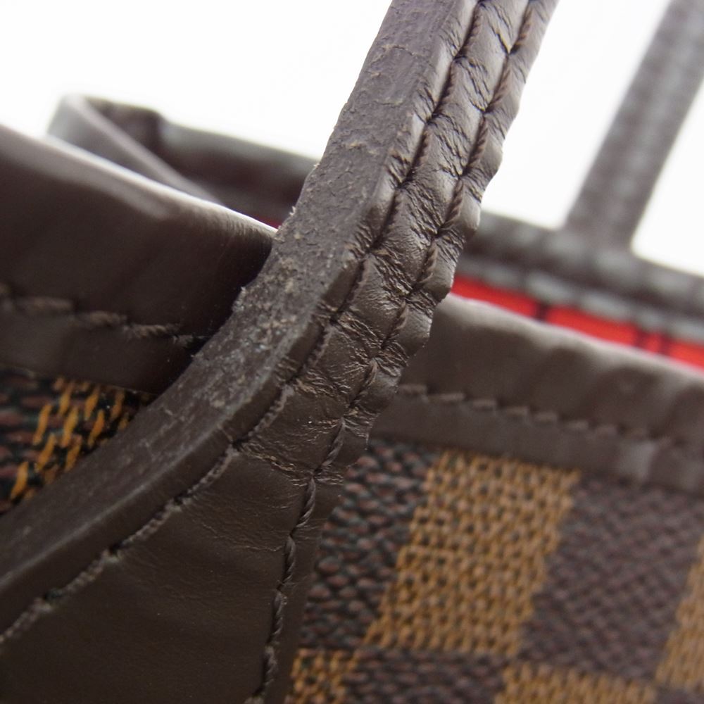 LOUIS VUITTON ルイ・ヴィトン N51105 ダミエ ネヴァーフル MM トート ハンドバッグ ブラウン系 MM【中古】