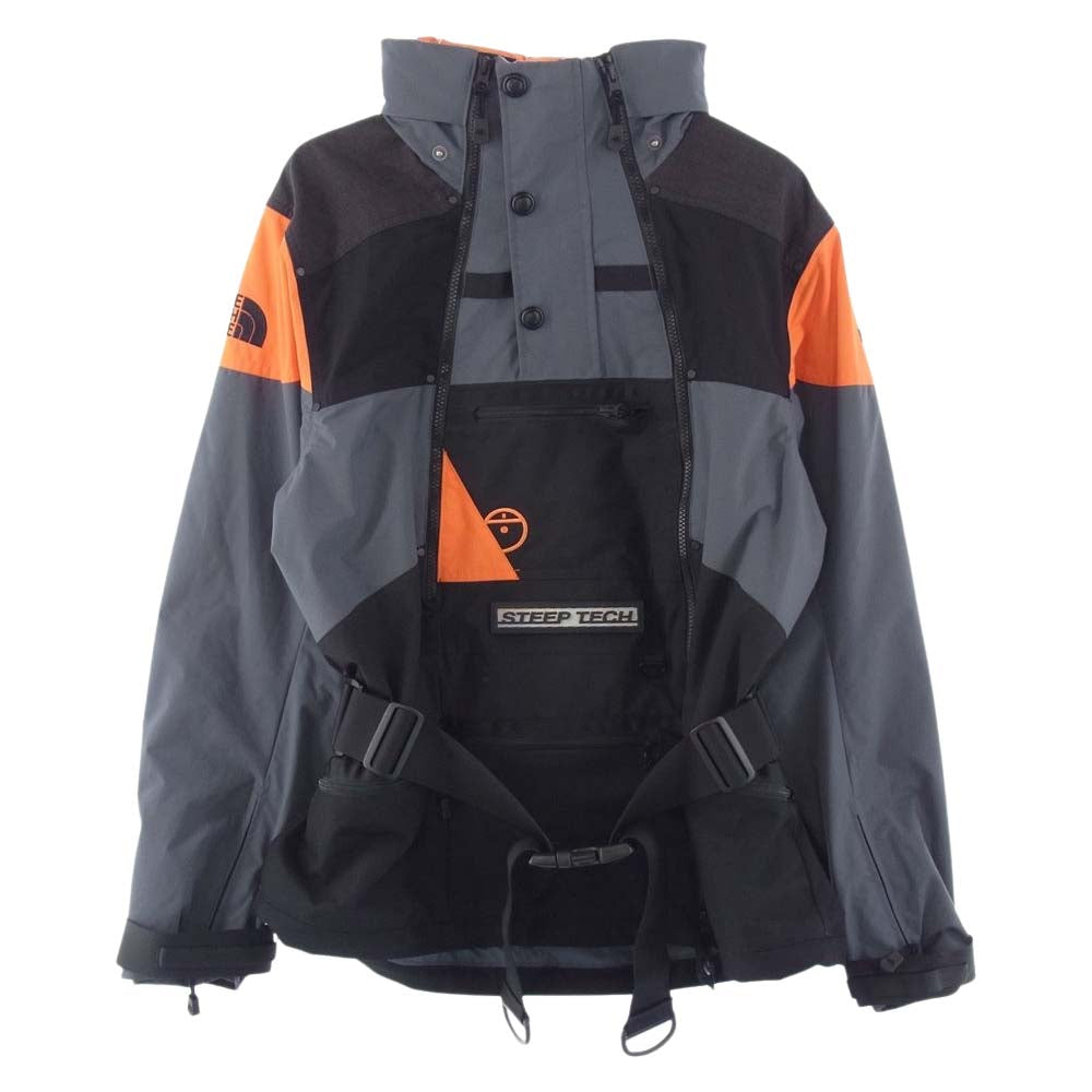 THE NORTH FACE ノースフェイス NF0A4QYS SIZE? 別注 20周年 STEEP TECH JACKET スティープ テック ジャケット ブラック系 グレー系【中古】