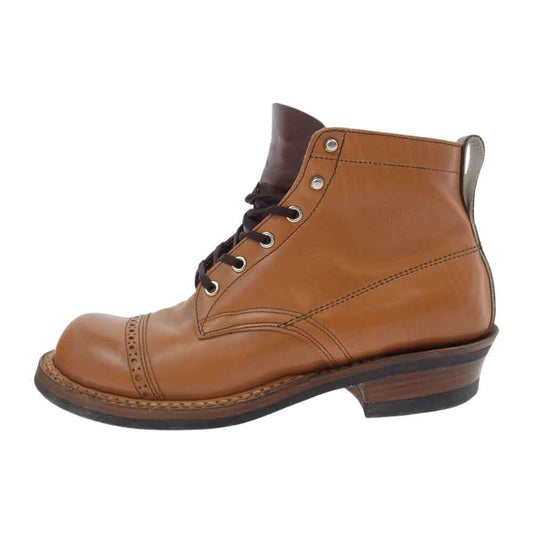 WHITE'S BOOTS ホワイツブーツ BOOTS ホワイツブーツ USA製 2332MU SEMIDRESS セミドレス パンチドキャップトゥ レザー ワークブーツ ブラウン ライトブラウン系 ブラウン系【中古】