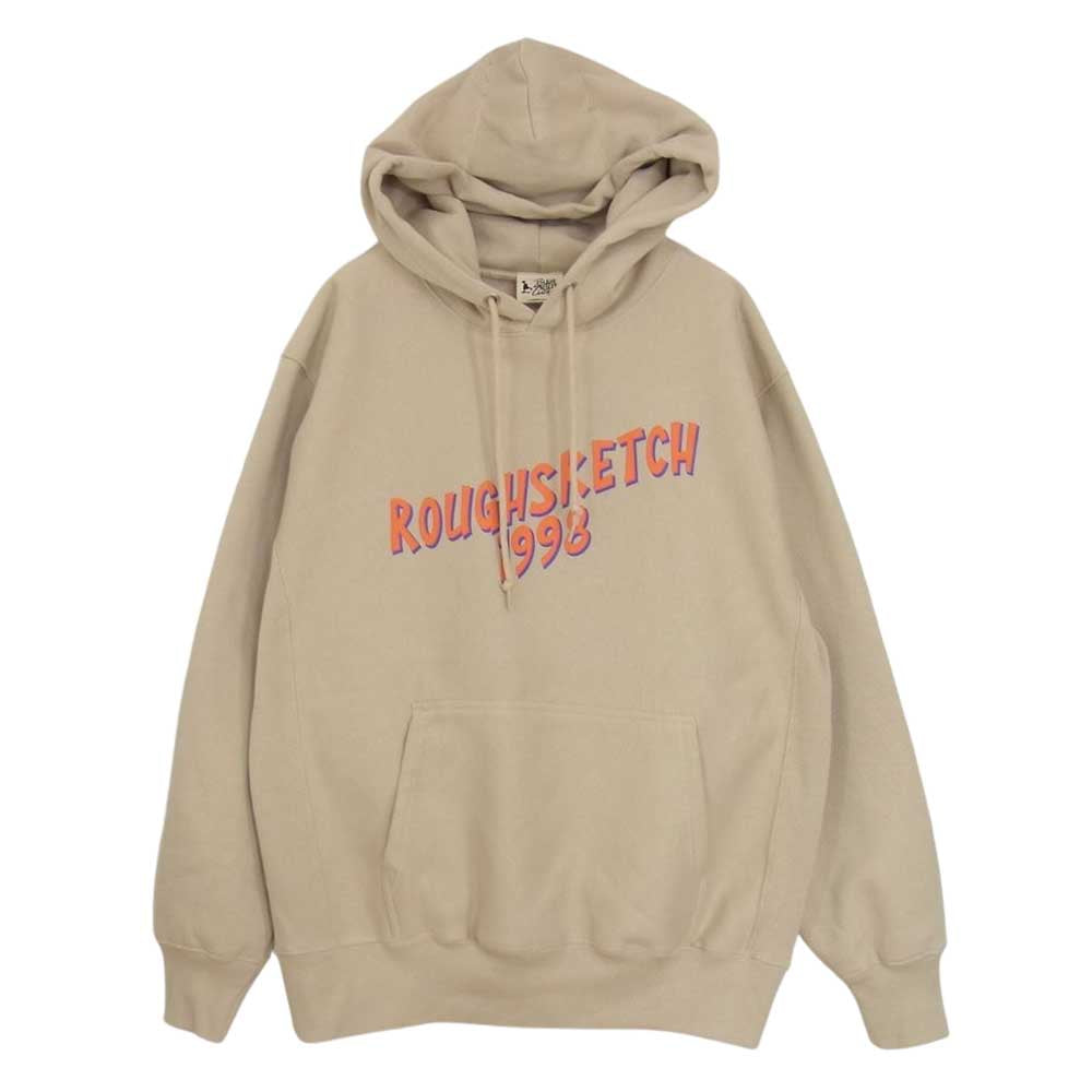 ラフスケッチクロージング I.G.L PULLOVER HOODIE プルオーバー フーディー パーカー ベージュ系 M【中古】