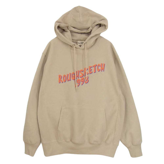 ラフスケッチクロージング I.G.L PULLOVER HOODIE プルオーバー フーディー パーカー ベージュ系 M【中古】
