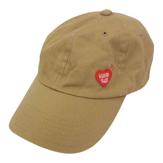 HUMAN MADE ヒューマンメイド ハート ロゴ キャップ ライトブラウン系【中古】
