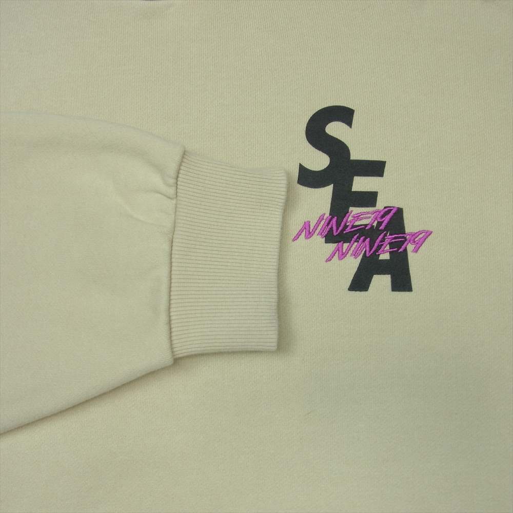 WIND AND SEA ウィンダンシー 9090 Hime NAMAIKI GIRL Hoodie ヒメ ナマイキ ガール フーディー パーカー ベージュ系 XL【中古】