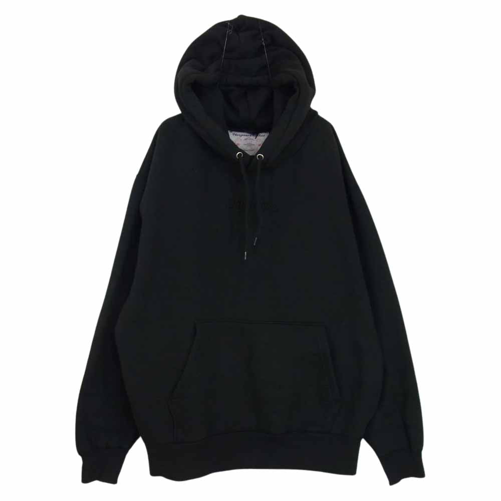 ハングオーバーズ × freaksstore フリークスストア 別注 SWEAT HOODIE スウェット フーディー ロゴ パーカー ブラック系 サイズ表記無【中古】
