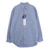 GRAPHPAPER グラフペーパー GM183-50079B Thomas Mason L/S B.D Box Shirt トーマスメイソン ボタンダウン ストライプ 長袖 ボックス シャツ ブルー系 2【新古品】【未使用】【中古】