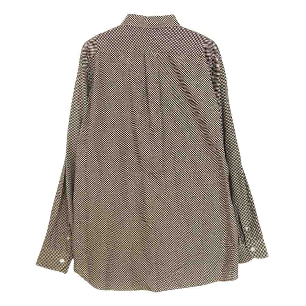 COMOLI コモリ 17SS K01-02004 シルク ドット 長袖 コモリシャツ  ブラック系 1【新古品】【未使用】【中古】