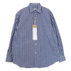 COMOLI コモリ 17SS K01-02001 ギンガムチェック 長袖 コモリシャツ ブルー系 1【新古品】【未使用】【中古】